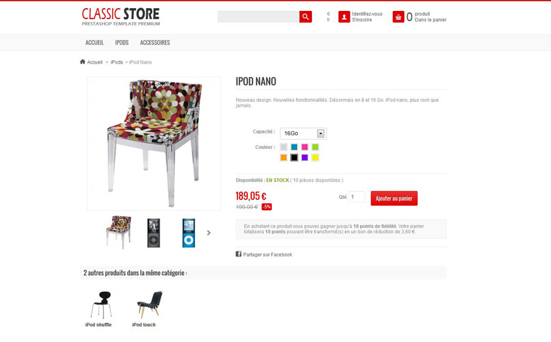Theme responsive newacth Universel pour Prestasop 1.5